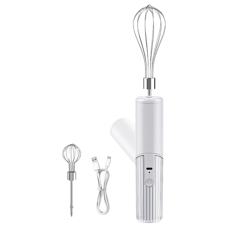 

Wireless Handheld Mixer Foldable Designs Stainless Steel Detachable Accessories 3 Speed Setting Mixing Attachments