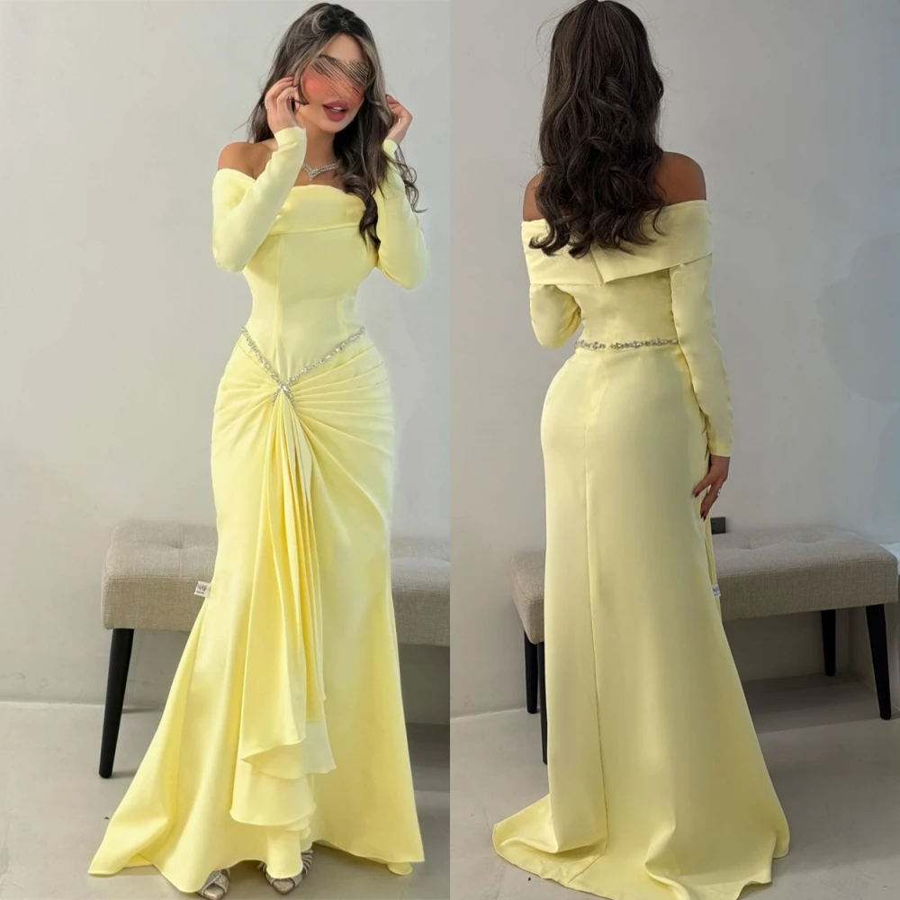 

Джерси с вырезом лодочкой по индивидуальному заказу Вечернее платье русалки Изысканные вечерние платья с кристаллами Темпераментные платья для особых случаев