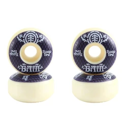 KEEPFIRE-ruedas para monopatín de 4 piezas, de 54Mm, de PU, para Longboard Street, 85A