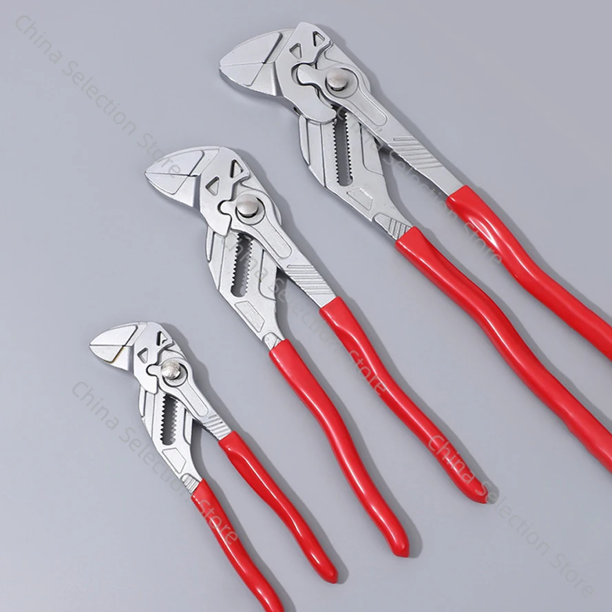 7/10/12inch Multi-function Wrench Eagle Beak Water Pipe Pliers Large Opening Adjustable Spanner Press Clamp Plumbing Home Tools