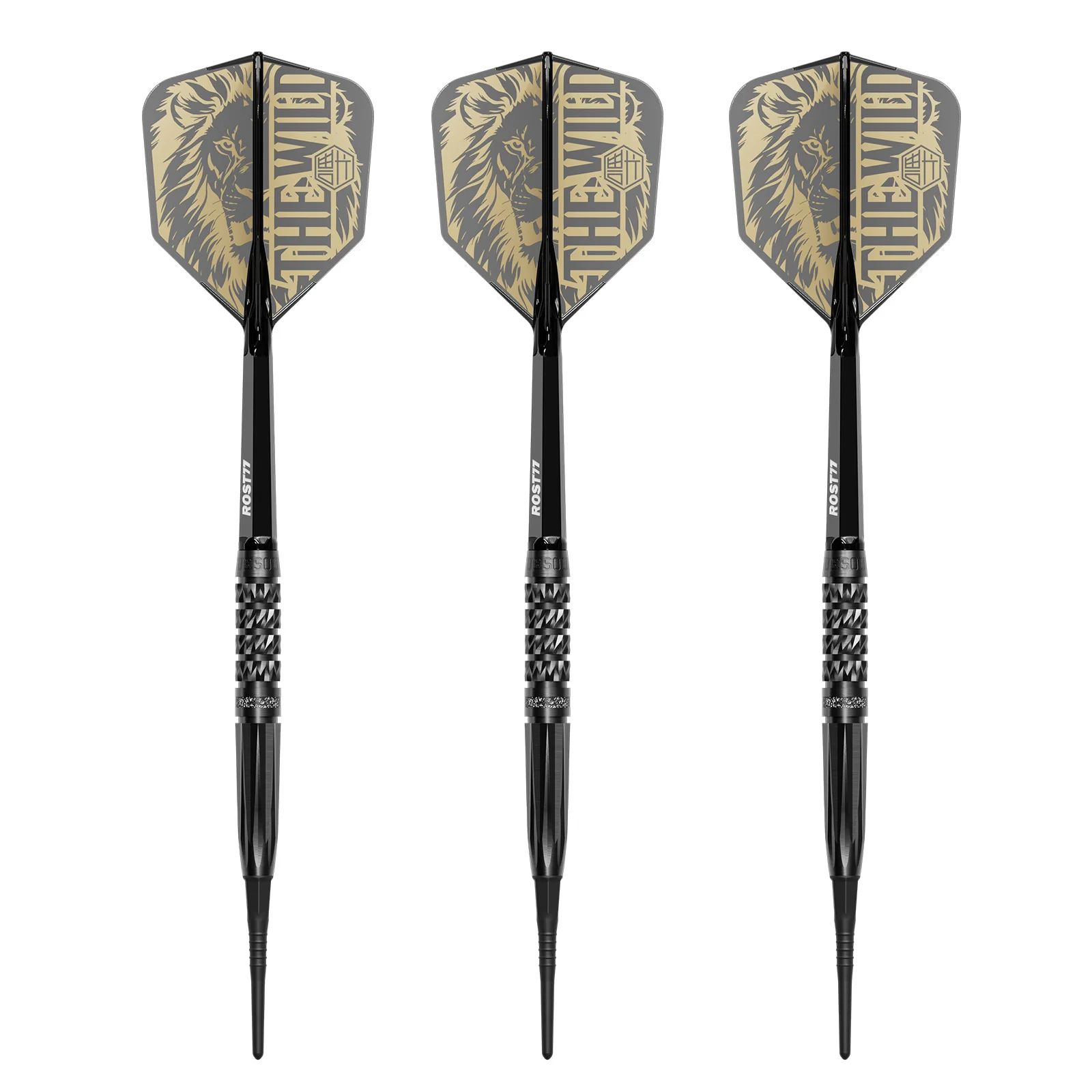 CUESOUL THE WILD LION  Steel Tip 90% Tungsten Dart Set OTO/MATCH Point-20/22/24G ﻿