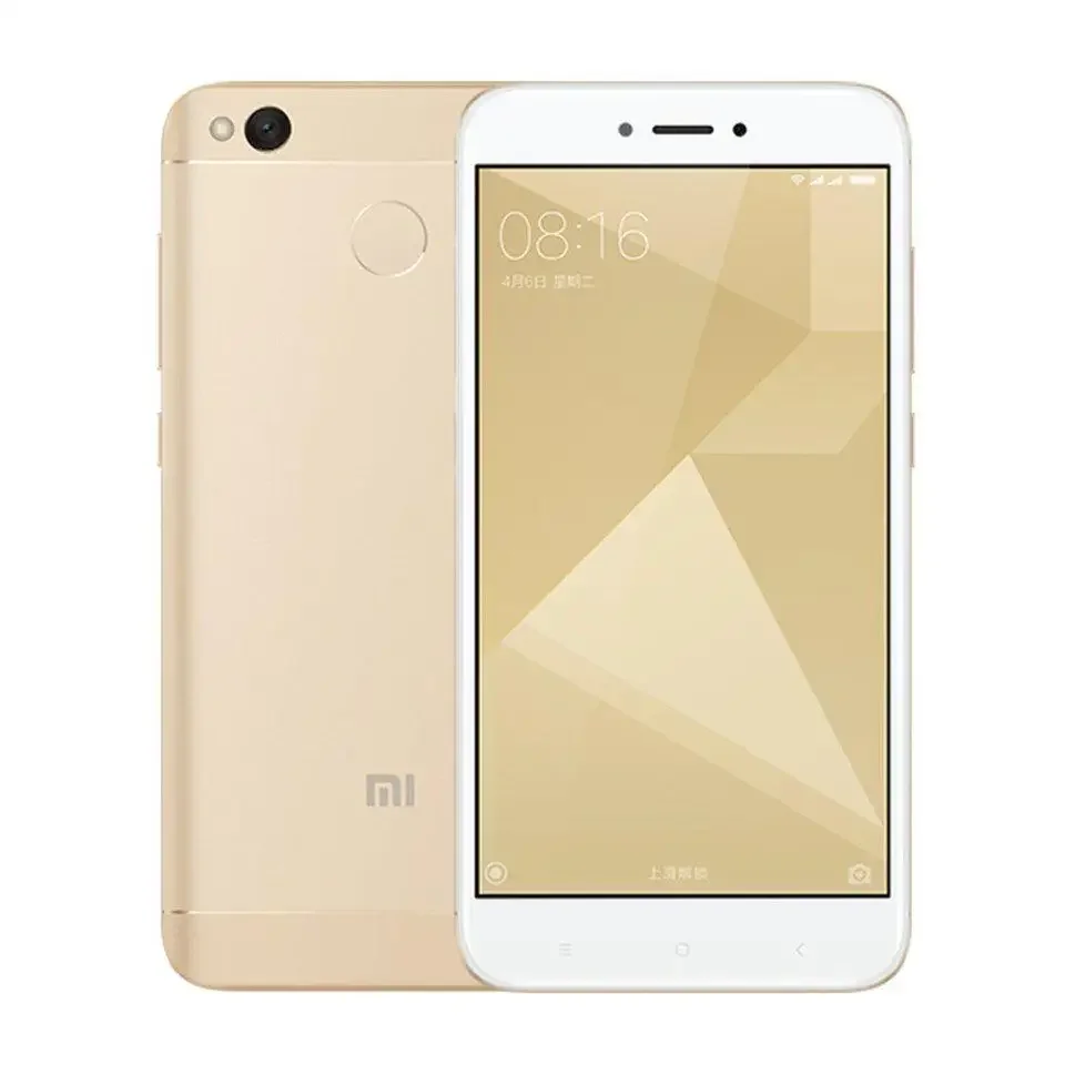 Xiaomi Redmi 4X Smartphone Googleplay 4000mAh Pantalla HD Snapdragon 435 13.0MP Cámara trasera Teléfono usado