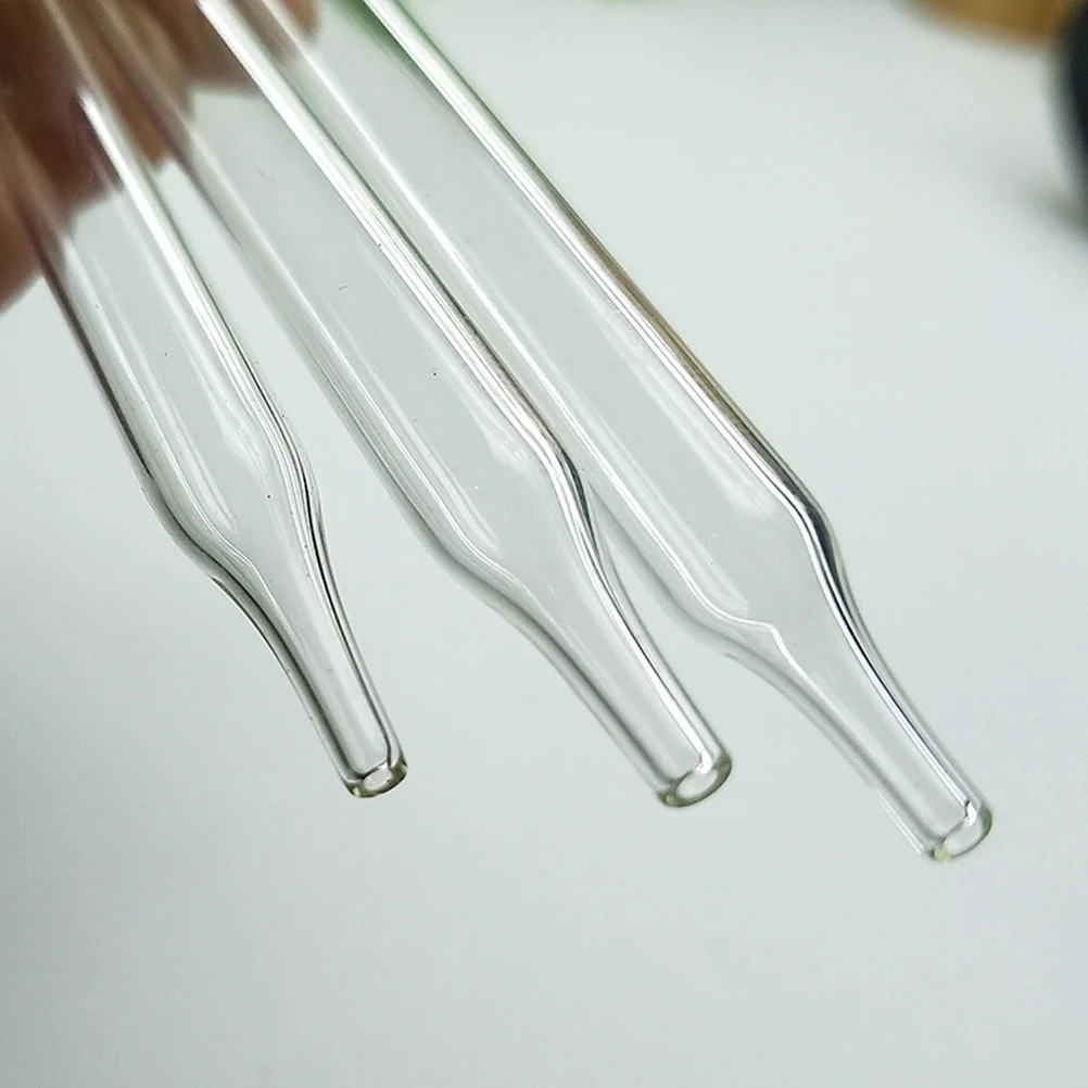 

6Pcs Glass Dropper Pipettes Plastic Portable Durable for Essential Oil Bottle Pipette Dropper Laboratory Packaging