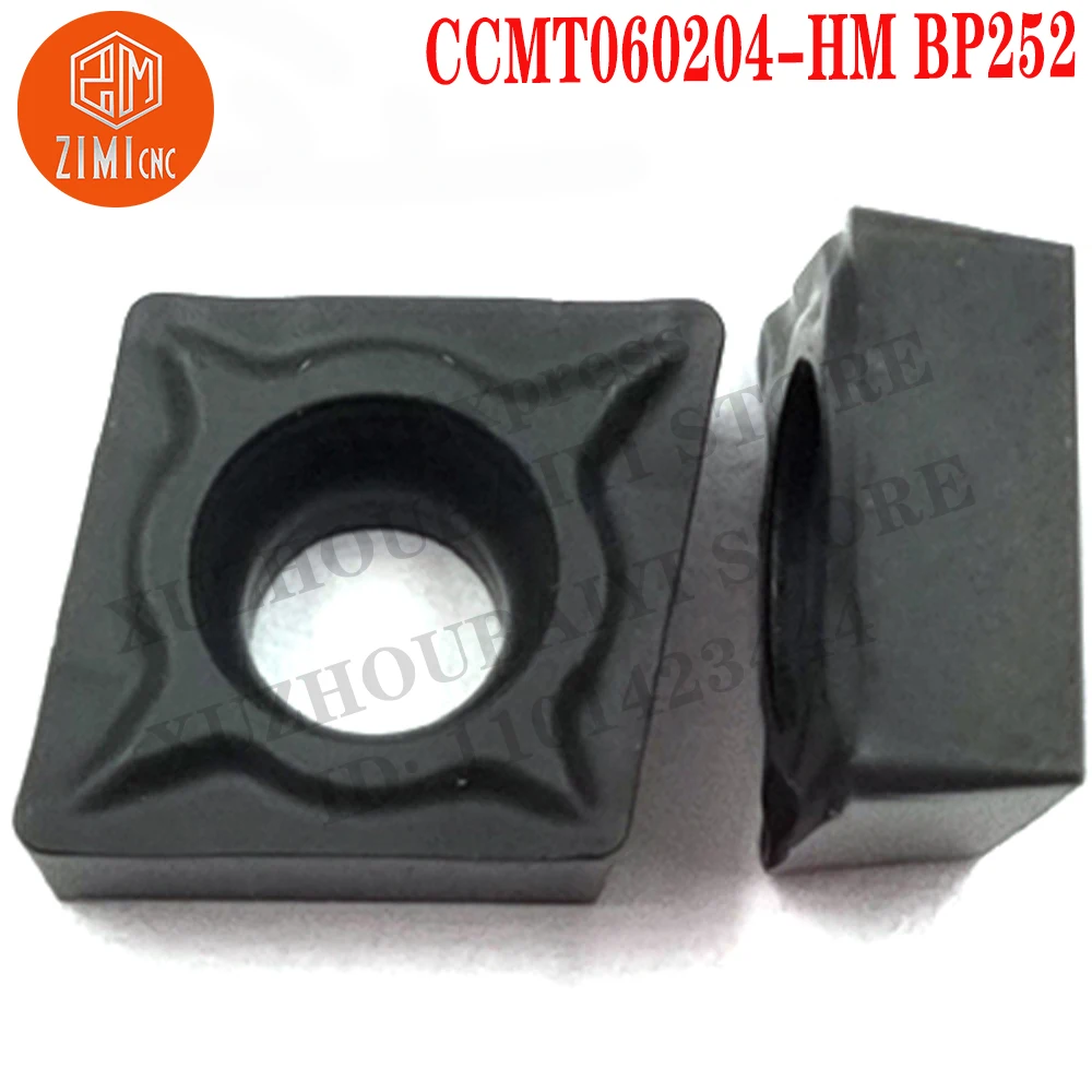 CCMT060204-HM BP252 CCMT 060204-HM External carbide CNC tool mechanical metal lathe Milling Cutter Carbide Insert Turning Insert