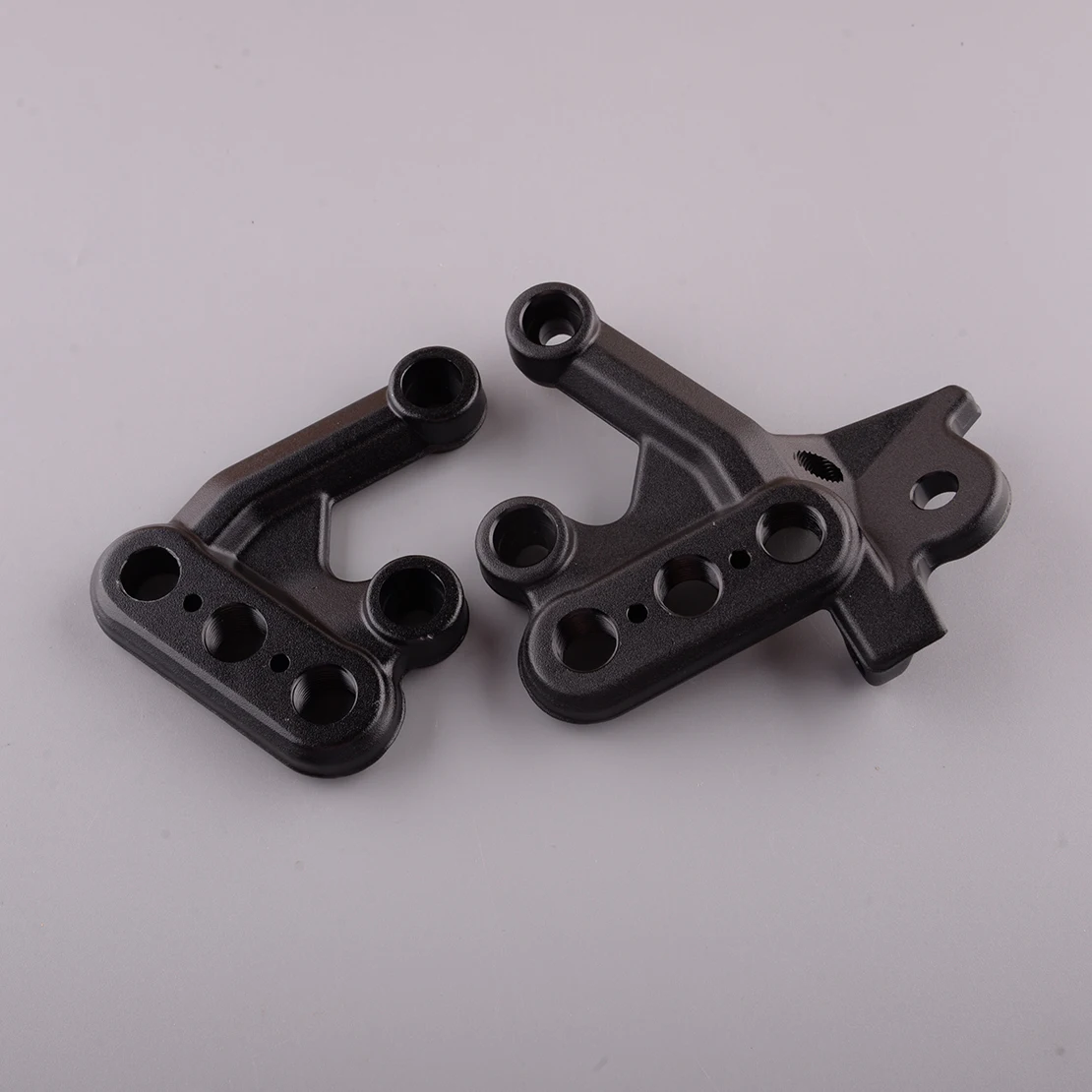 

1 Pair Motorcycle Left Right Foot Peg Bracket Billet Pedal Brace Fit For Sur-Ron Light Bee S X Black