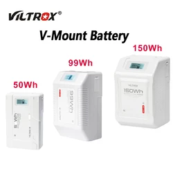 VILTROX BP-V50 BP-V99 BP-V150 V Mount Battery V-Lock Lithium Battery Pack Auxiliary Battery Capacity for Cameras Phones