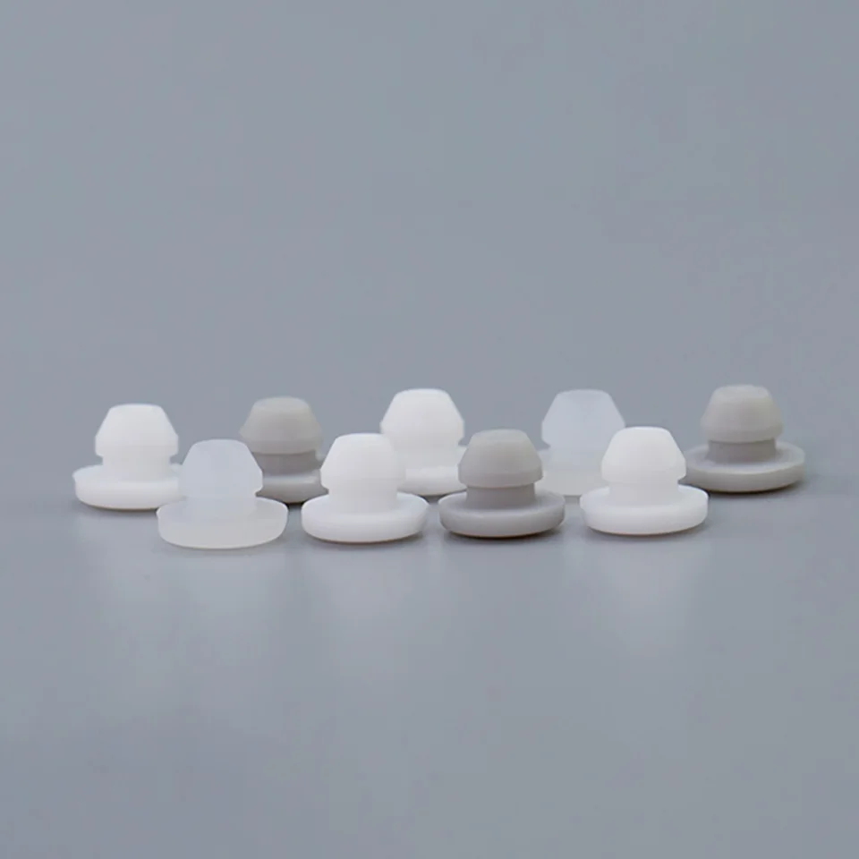Pijp plug,Rubber afdichtplug, 10 stuks 6,5 mm tot 8 mm T Type Plug Cover Snap-on Pakking Blanking Eindkappen Afdichting Stopper(Svart,7.5mm