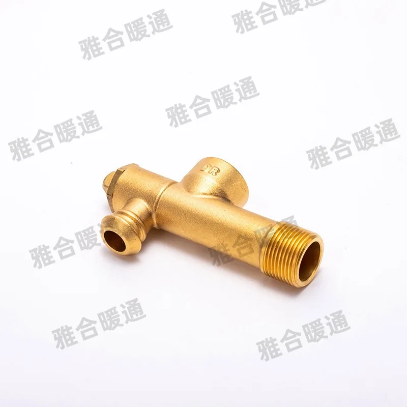 2 Buah DN20 Kuningan Katup Limbah Benang Eksternal Dua Arah Tahan Suhu Tinggi Katup Limbah Otomatis Saluran Pembuangan Diperpanjang Industri