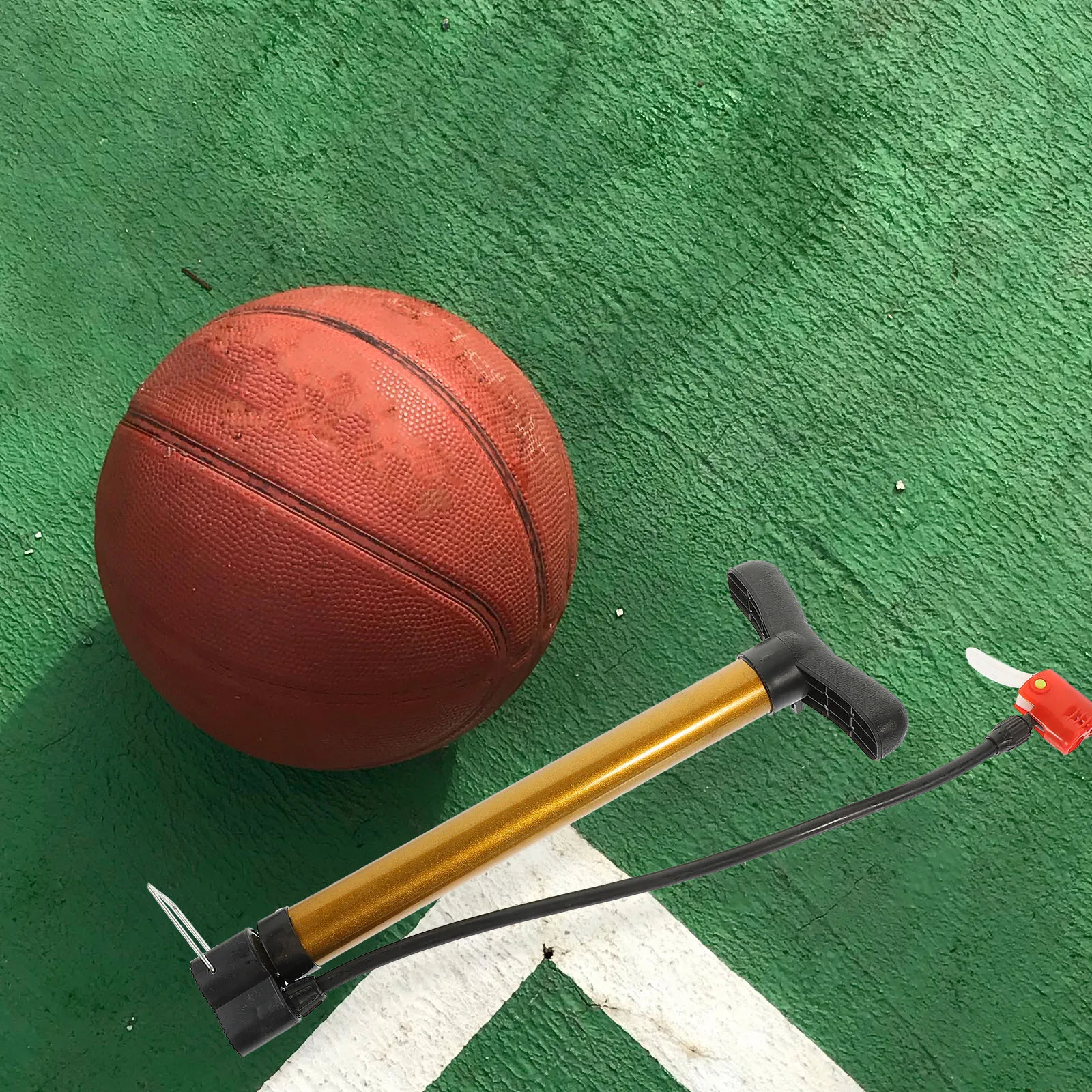 

Portable Bike Tire Pumps High Pressure Foot Pump for Bicycles Mini Ebike Accessories Inflate Balls Motorscycles Air Pump