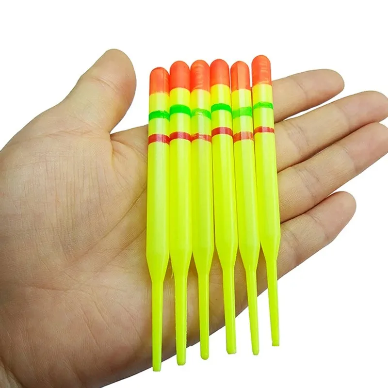 Ackibbik 15 قطعة مجموعة عوامة الصيد المختلطة العوامة بوبر مصباح الصيد عصا يطفو إغراء تعويم صيد السمك لصيد سمك الشبوط Pesca