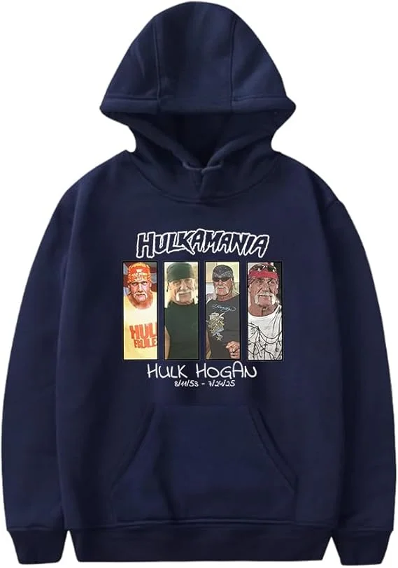 DCOKUS Hulk Hogan Hulkamania Rip Merch Hoodies Unisex Casual Long Sleeve Sweatshirt Clothes
