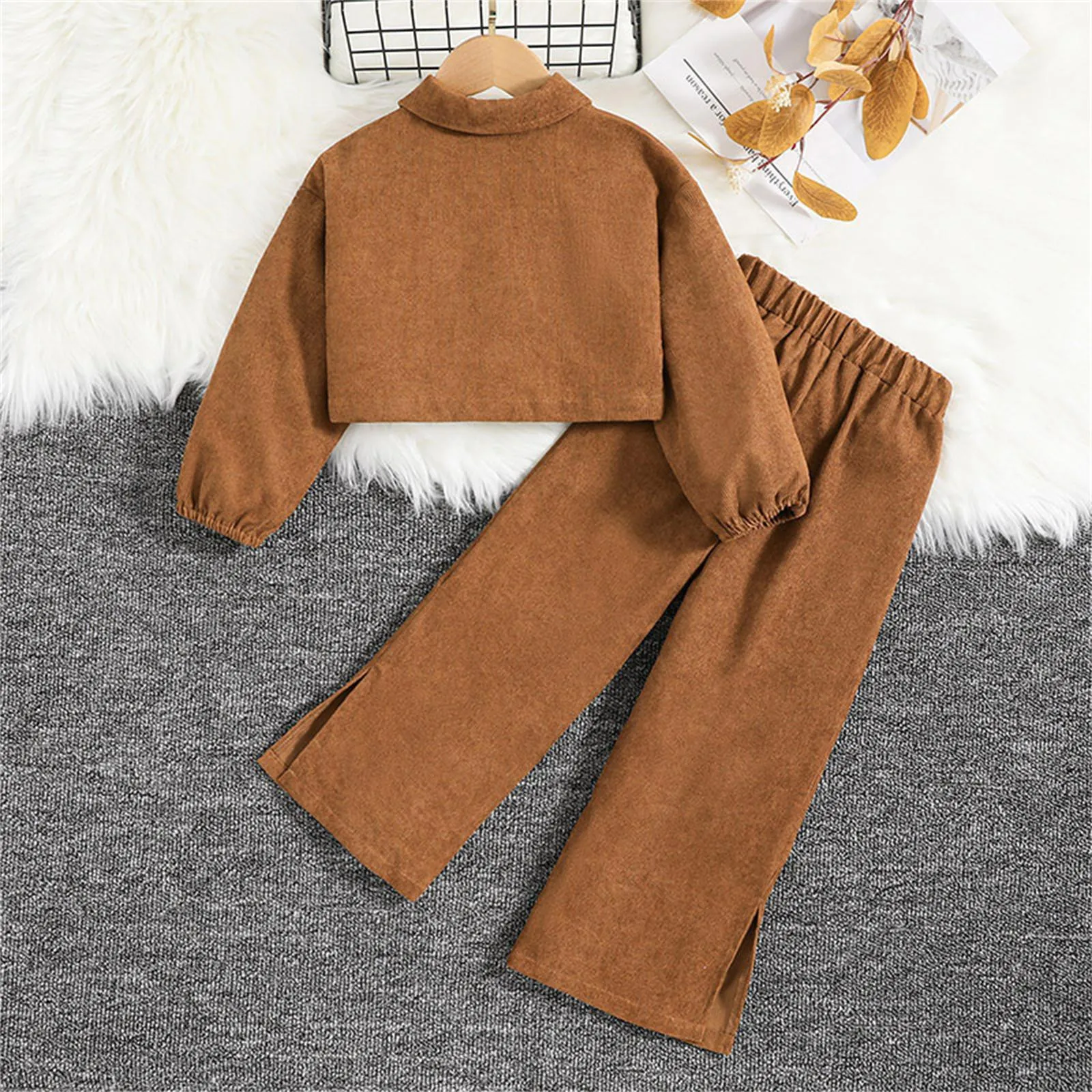 2 3 4 5 6 Years Girls Clothing Sets New Fashion Cotton Coat+Pants Autumn Winter Baby Girls\' Suit Birthday Party Children Clothes