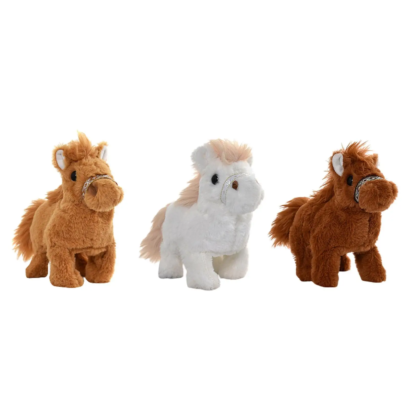 Horse Toy Ornament Shaking Tail Walking Electric Toy for Gifts Kids Toddlers