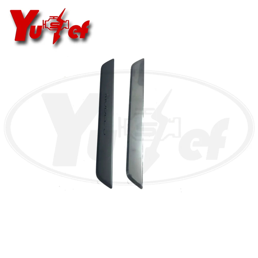 Pair Auto Parts for Tesla MODEL 3 Welcome Pedal Threshold Trim Bar 1504763-00-C