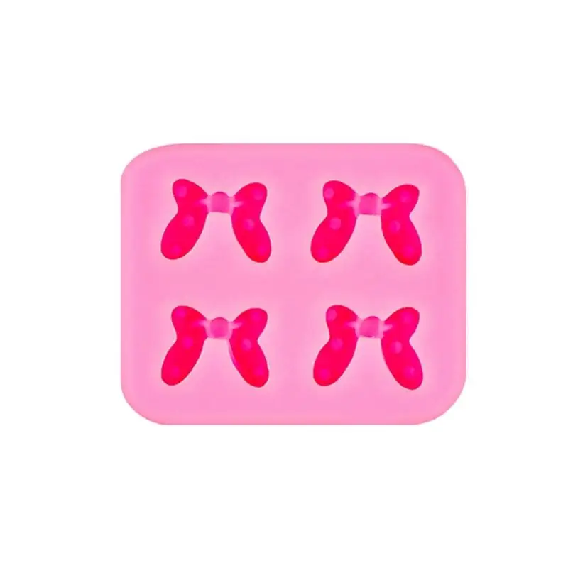 

G6KF Silicone Mould Bowknot Fondant Molds Chocolate Molds DIY Baking Molds Cake Decorating Tool for Dessert Decoration