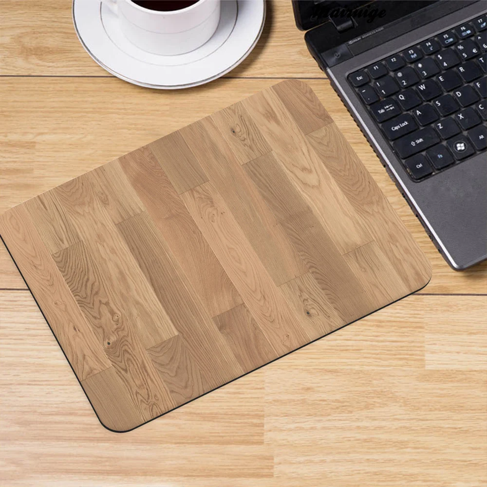 Oak Wood Texture Mouse Ped Keyboards Table for Pc Gaming Mouse Mat Laptop Gamer Carpet for Mouse Surface for Computer Mouse