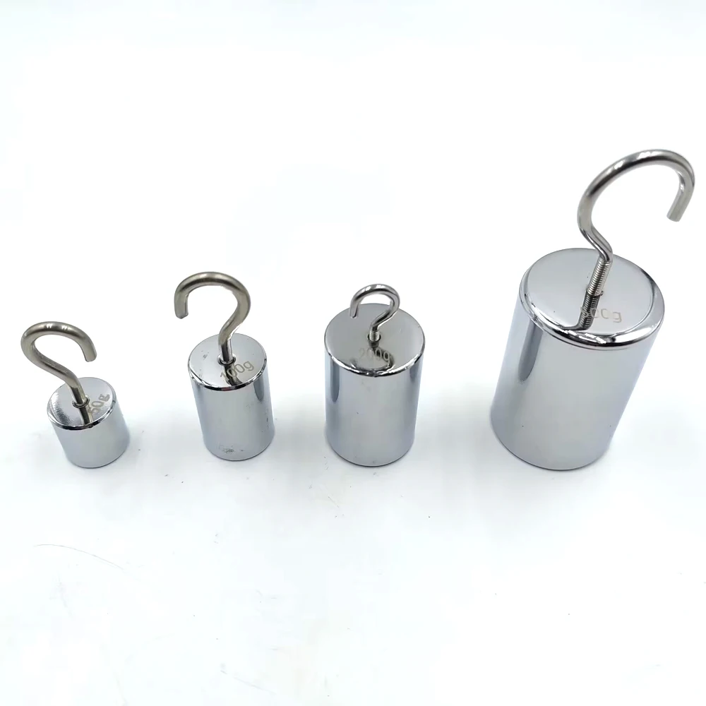 50 g, 100 g, 200 g, 500 g Kalibriergewicht mit Haken M1-Standard für Zugprüfung – Detail 6