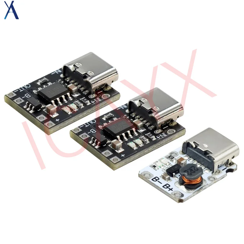 

5V Charging and Discharging Integrated Module 3.7V 4.2V18650 Lithium Battery Charging Boost Power Board Protection Type-c