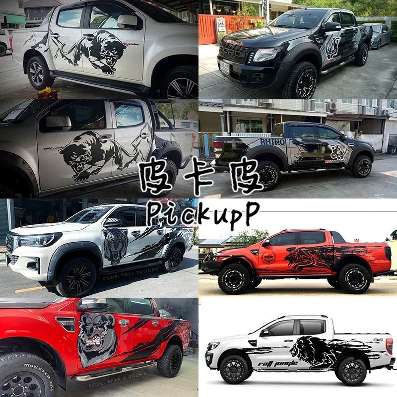 

Car Styling Customized modification Sport Sticker FOR Ford Raptor F150 Auto Body Decor Vinyl Decals Accessorie