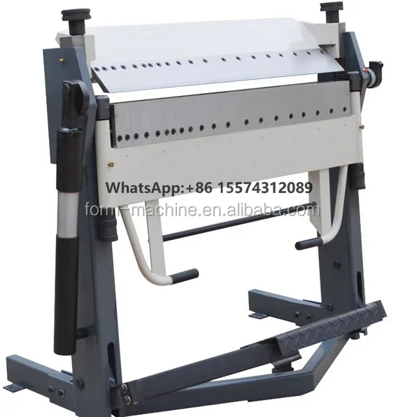 Manual Hand Metal sheet Plate Bending Machine protable box & pan brake Metal Folding Machine pedal clamp brake