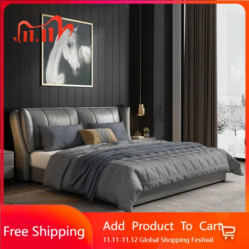 

Ergonomic Princess Waterproof Bed Modern Designer Floor Luxury Bedroom Bed Frames Princess Improvement Beliche Hotel Furniture