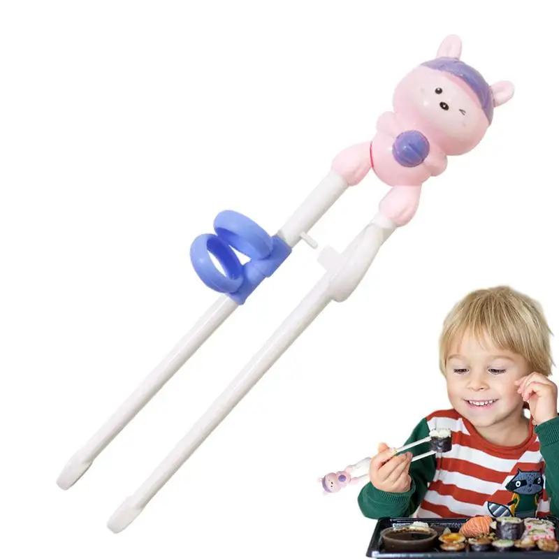 Reusable Silicone Cute Portable Chopsticks For Kids Learning Training Chopsticks Food Sticks Learner Kids Enlightenment