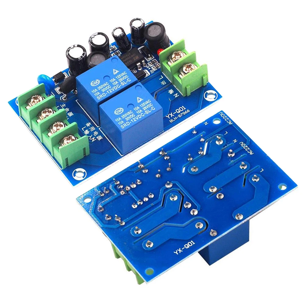 85-240V 110V 220V 230V 10A Placa de control de conmutación automática de fuente de alimentación dual