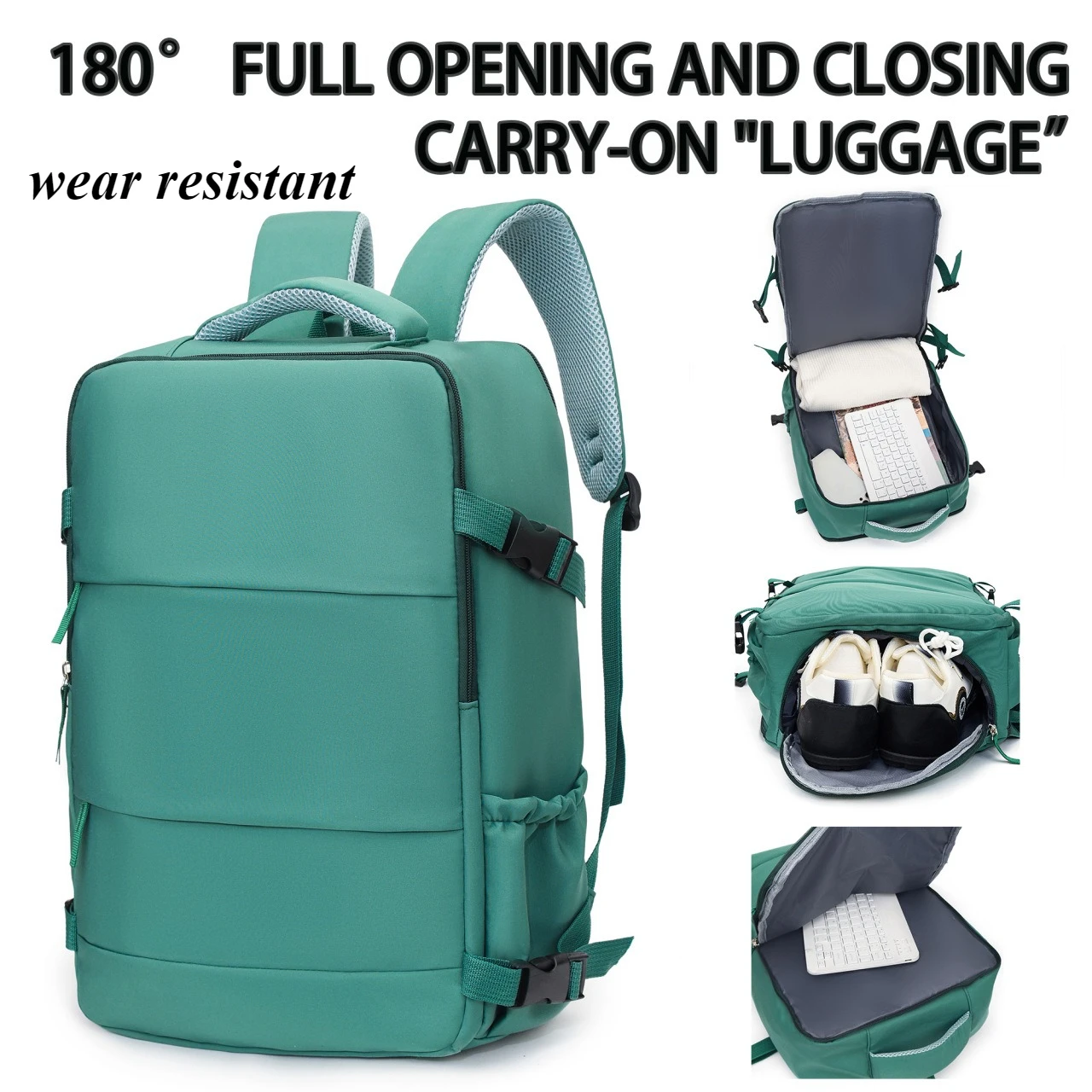 

2025 Travel Backpack, Multifunctional, Large Capacity, Lightweight, Casual Computer Bag, Independent Shoe Compartment Backpack