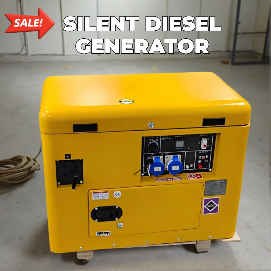 CNMC 3KW 5KW 7KW 8KW 10KW Silent Diesel Generators 110V 220V 380V 50HZ 60HZ Generator Diesel Generators for Home Electricity