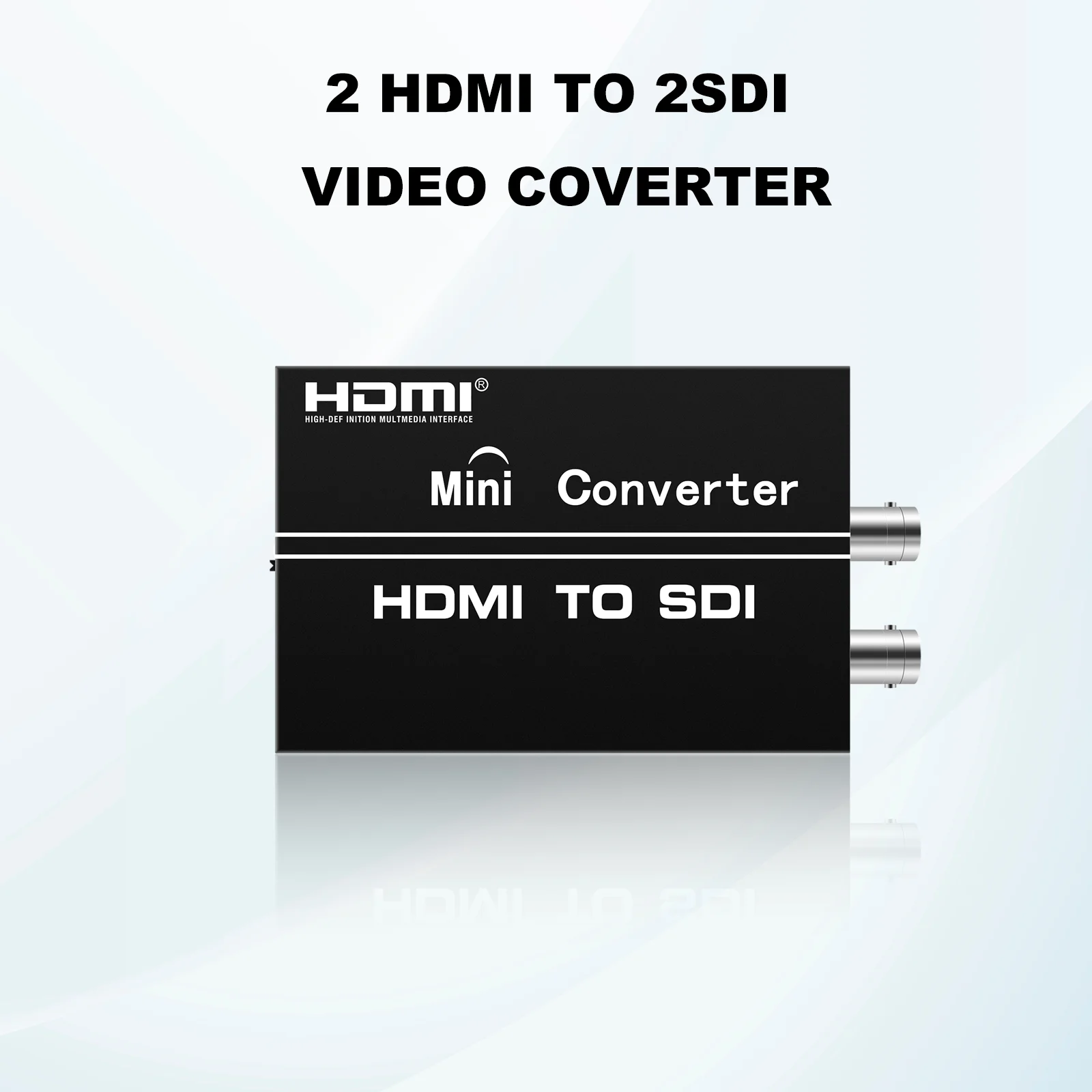 

HDMI to SDI Converter 2 in 2 Out 3G/HD/SD-SDI 1080P 4K 60Hz for Camera DVD Monitor Recorder