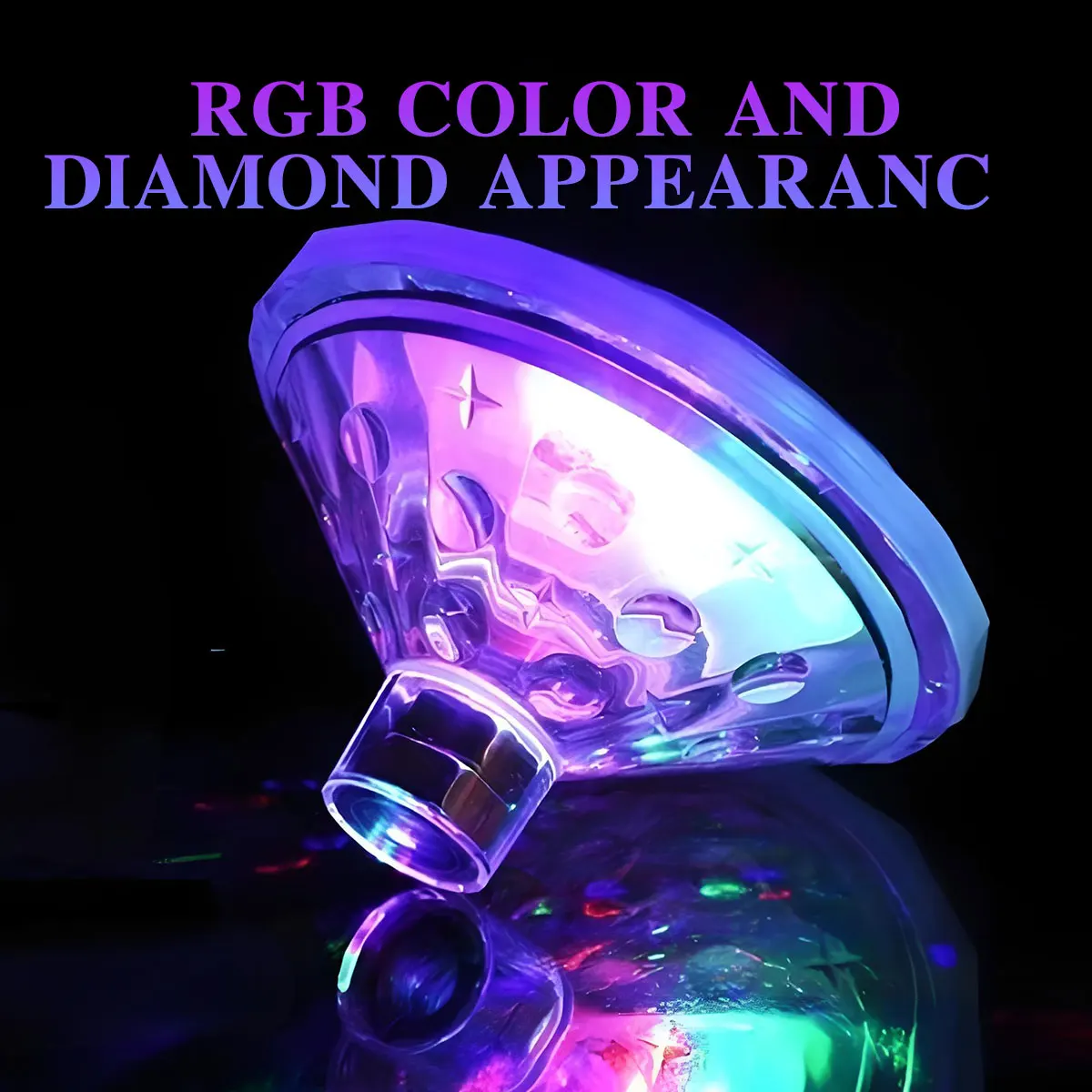 Floating Underwater Light RGB Submersible LED Disco Light Glow Show Swimming Pool Hot Tub Spa Lamp Bath Light