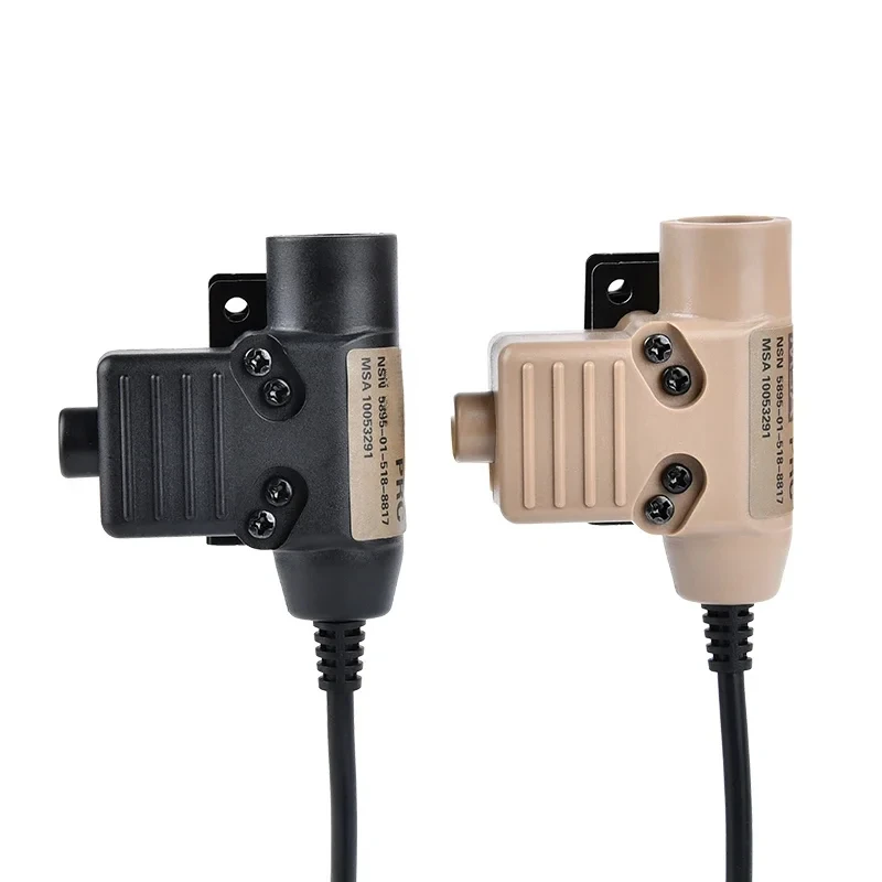 Military U94 PTT Tacical Headset PTT Communication headset adapter for Kenwood Plug