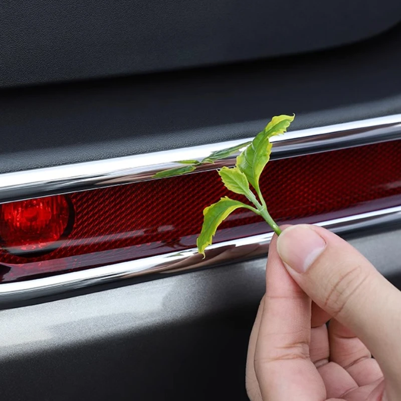 For Toyota RAV4 2024 Rear Fog Lamp Shade Fog Light Decorative Frame Tailgate Retrofit Decoration Interior Modified Accessories