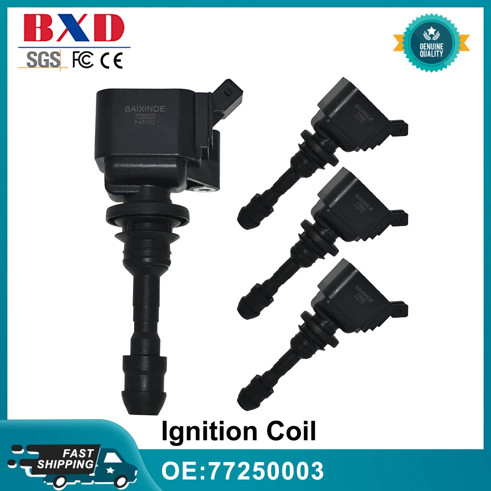 1/4PCS OEM 77250003 047B30810 PW812018 Ignition Coil for Proton Gen 2 Persona Preve S16 Satria 1.6 Turbo Auto Car Accessories