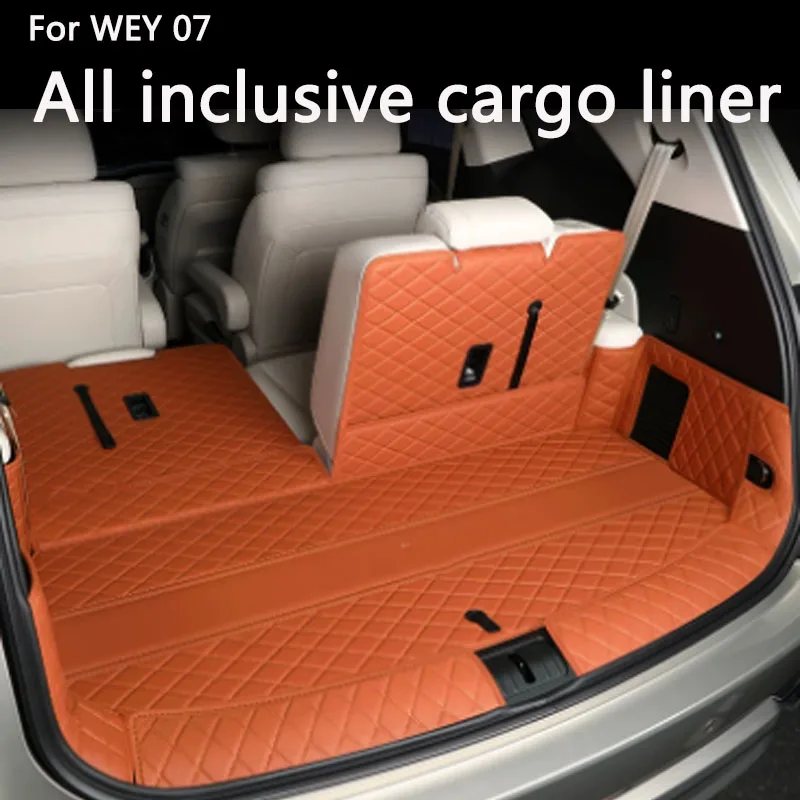 For GWM Wey 07 2023 2024 2025 All Inclusive Car Trunk Mat Protector Anti-dirty Pad Rear Trunk Interior Carpet Accessories