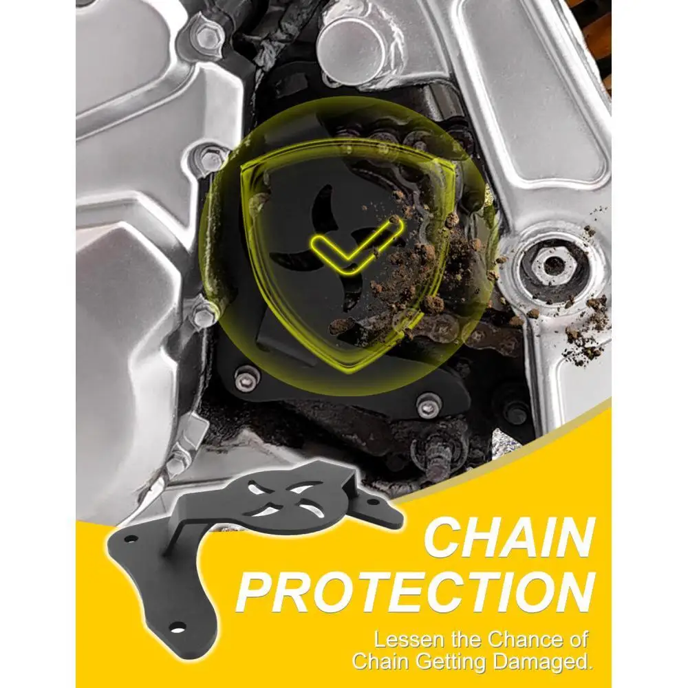 Motorcycle Front Sprocket Cover Case Saver Protector Chain Guard DR650 DR 650 1996-2020 2021 2022 2023 2024 2025 For Suzuki