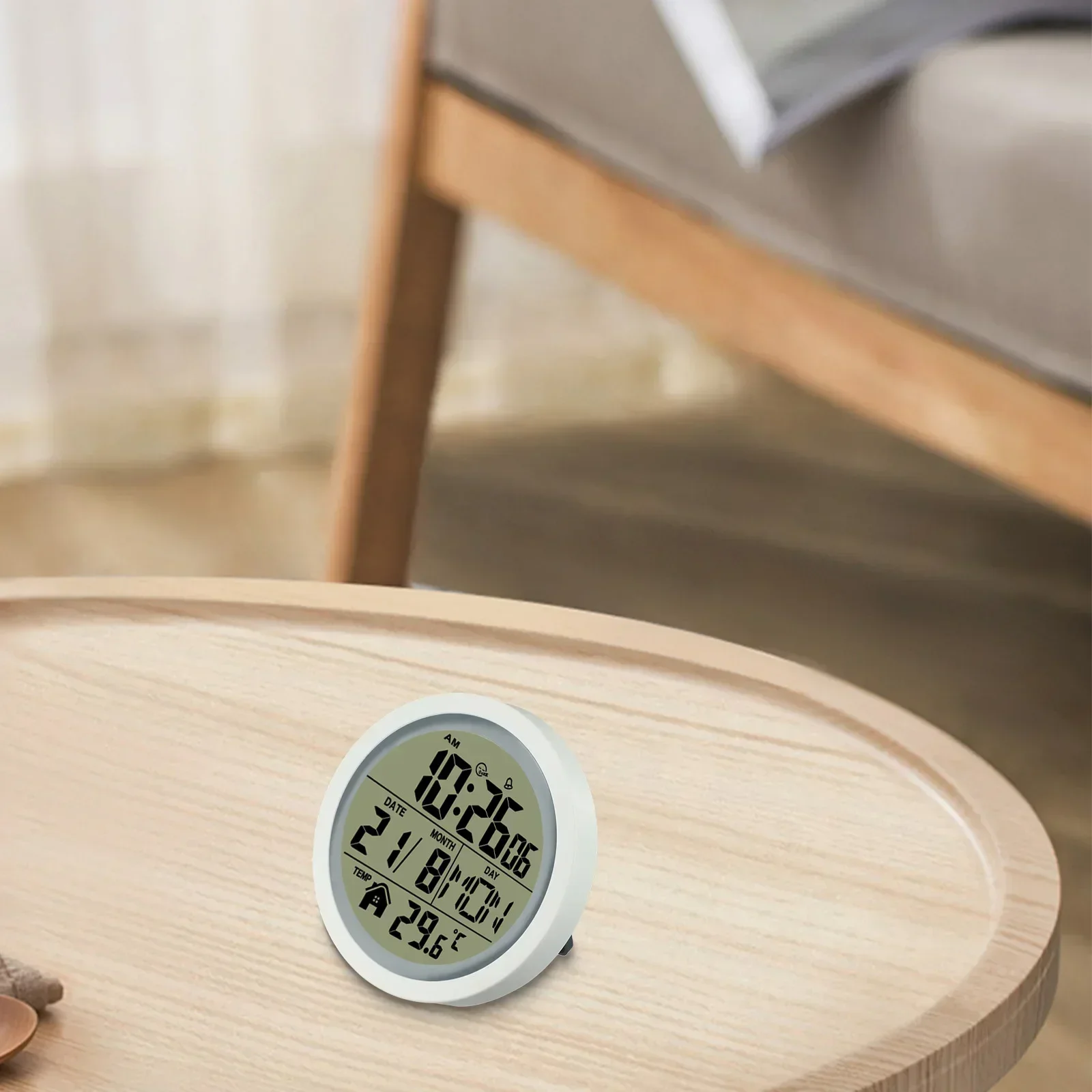 

Bathroom Digital Clock Digital Bathroom Clock Home Decor Bathroom Moist Environment Mounting Bracket User-friendly