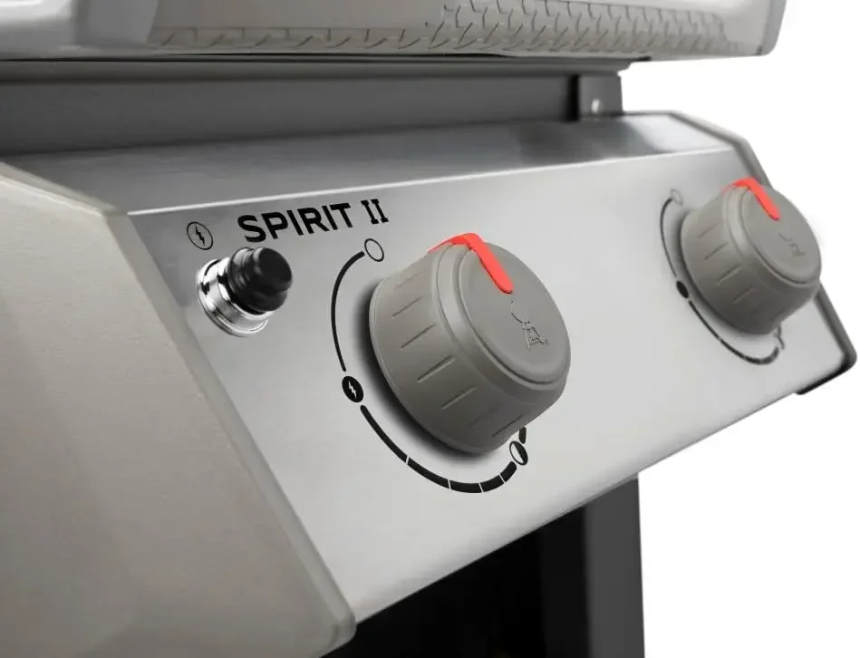 Imagem -05 - Spirit Ii-black Liquid Propane Grill Fácil de Limpar E210 Queimadores 48x26x57 Polegadas