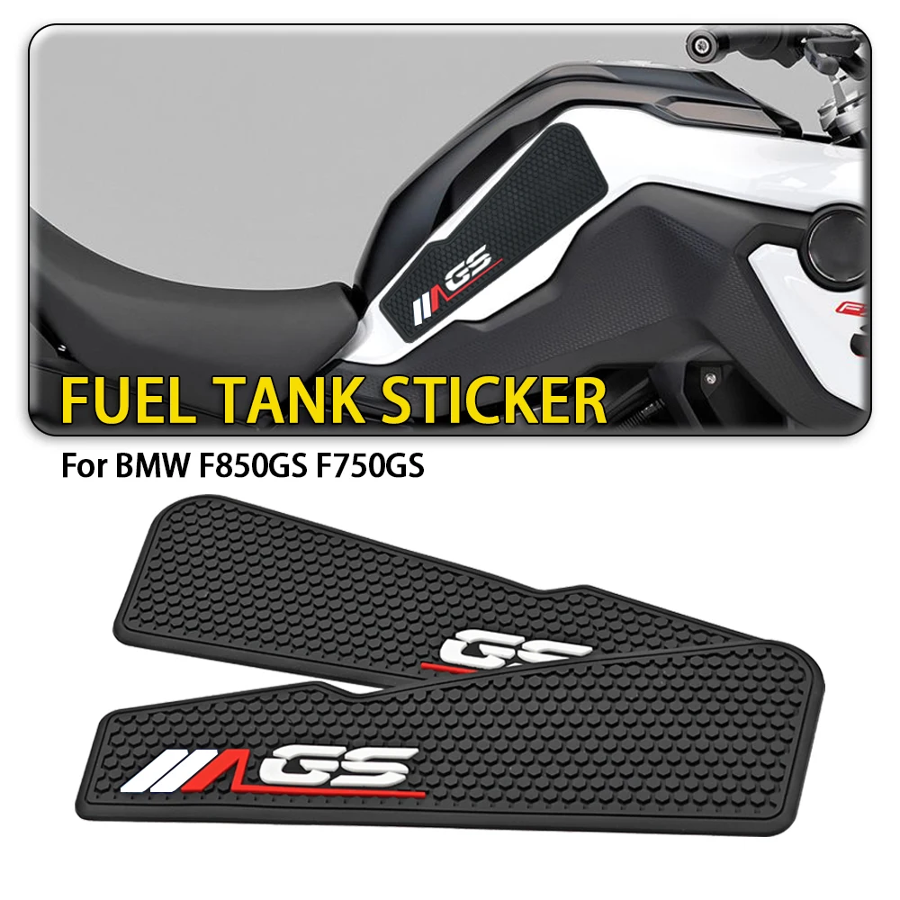 For BMW F 750 GS 850 F750GS F850GS 2018-2024 Motorcycle Fuel Tank Side Protection Pad Rubber Anti-slip Sticker Knee Tank Pads