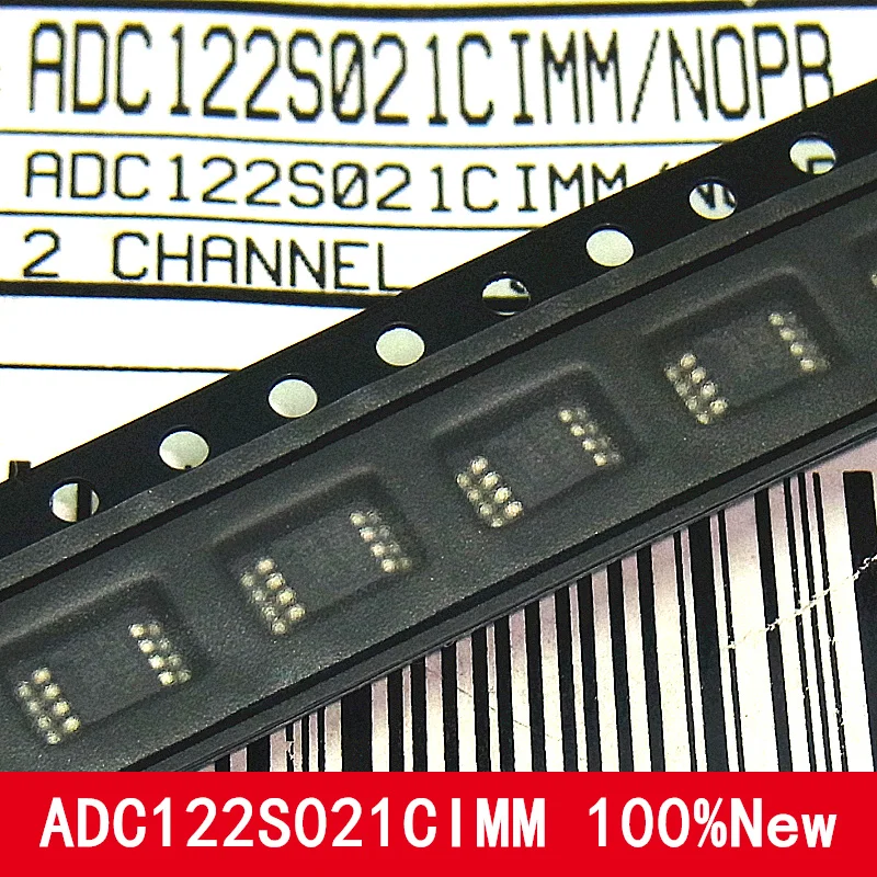 10Pcs New Original ADC122S021CIMM/NOPB VSSOP-8 Analog to Digital Conversion Chip ADC