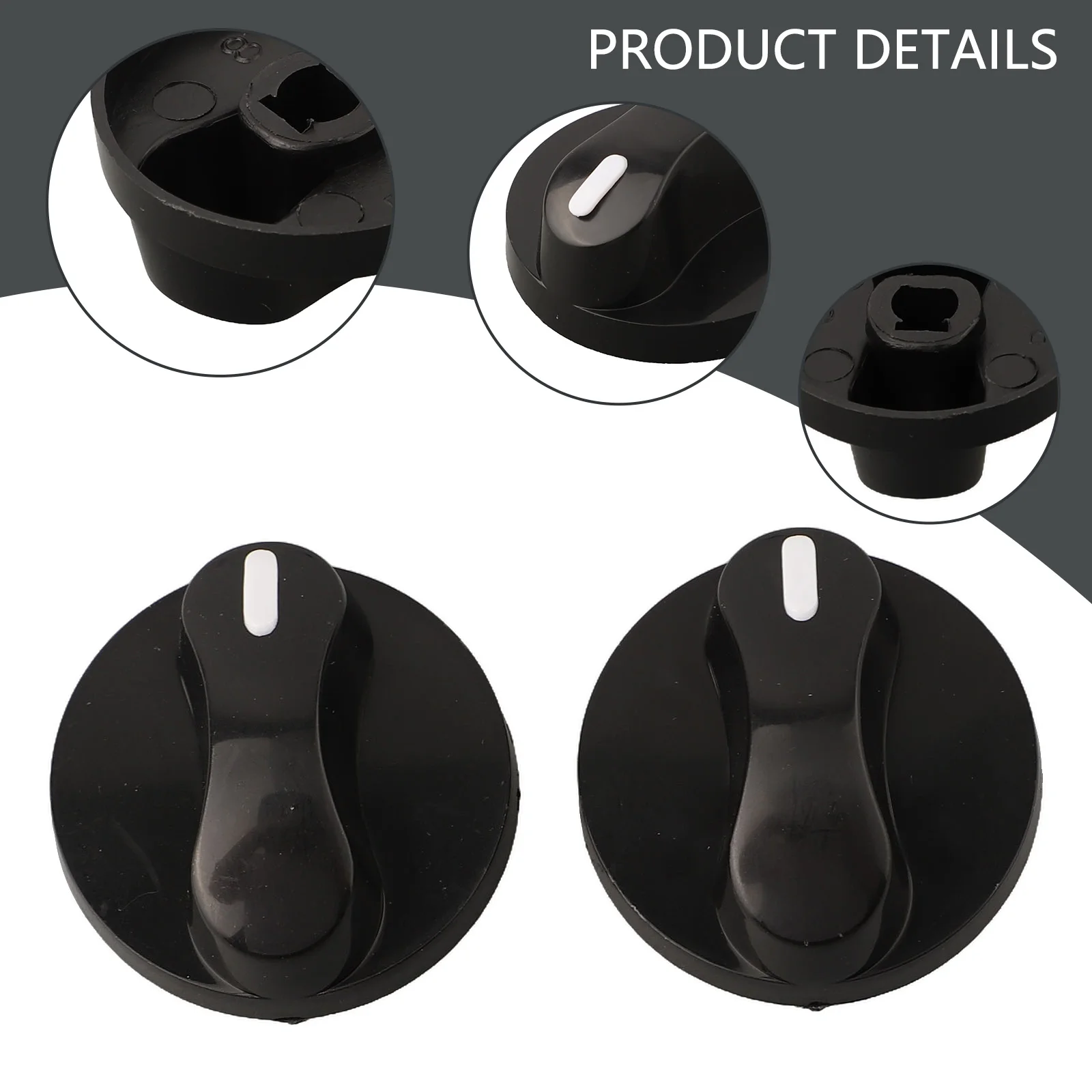 Manopola in plastica Interruttori rotanti Apertura 8mm Per stufe a gas Accessori per stufe a gas Pulsante di ricambio di alta qualità