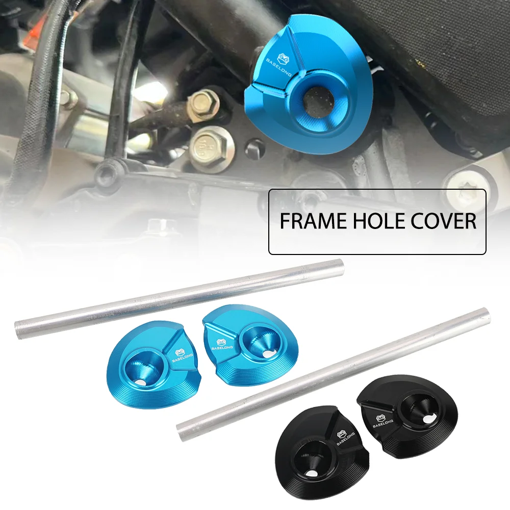 

Для CFMOTO 450 MT 450MT IBEX 450 CF MOTO 2024 2025 2026 Аксессуары для мотоциклов Крышки с отверстиями в раме с ЧПУ Декоративные заглушки