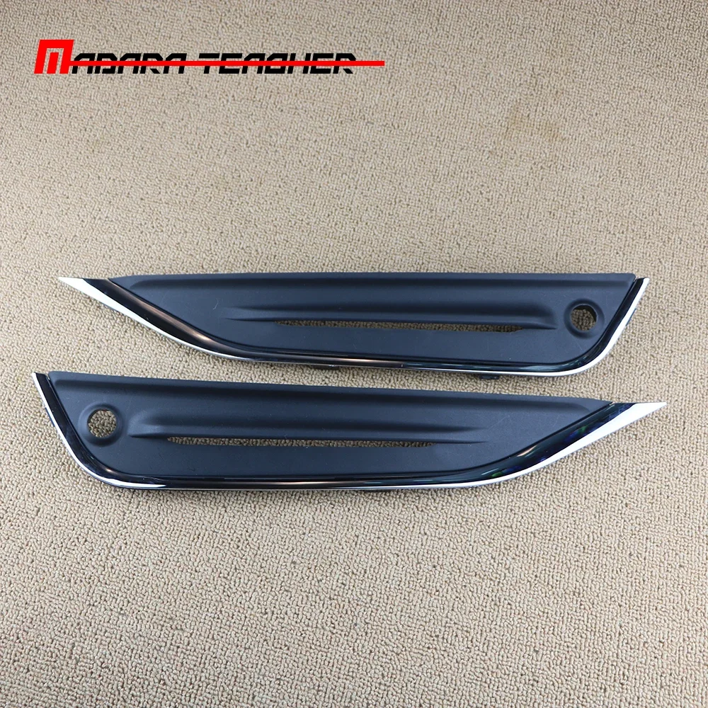 Fog Light Trim - Black with Chrome Moulding 31323852 31323853  For VOLVO S60 S60L V60 Cross Country  2014 2015 2016 2017 2018