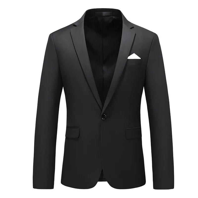 J29 traje de negocios de calidad para hombre, traje de una pieza de estilo coreano, ajustado, trabajo