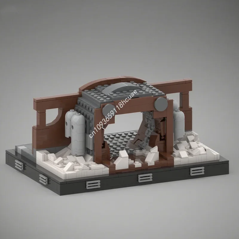 

692pcs MOC Hey Mando Diorama Collection Model Building blocks toy Construction Christmas gifts Assemble DIY creative Education