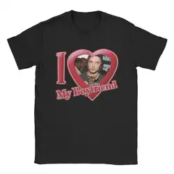 I Love My Boyfriend Jesse Pinkman T-Shirt for Men Breaking Bad Vintage Cotton Tee Shirt Short Sleeve T Shirt Birthday Clothing