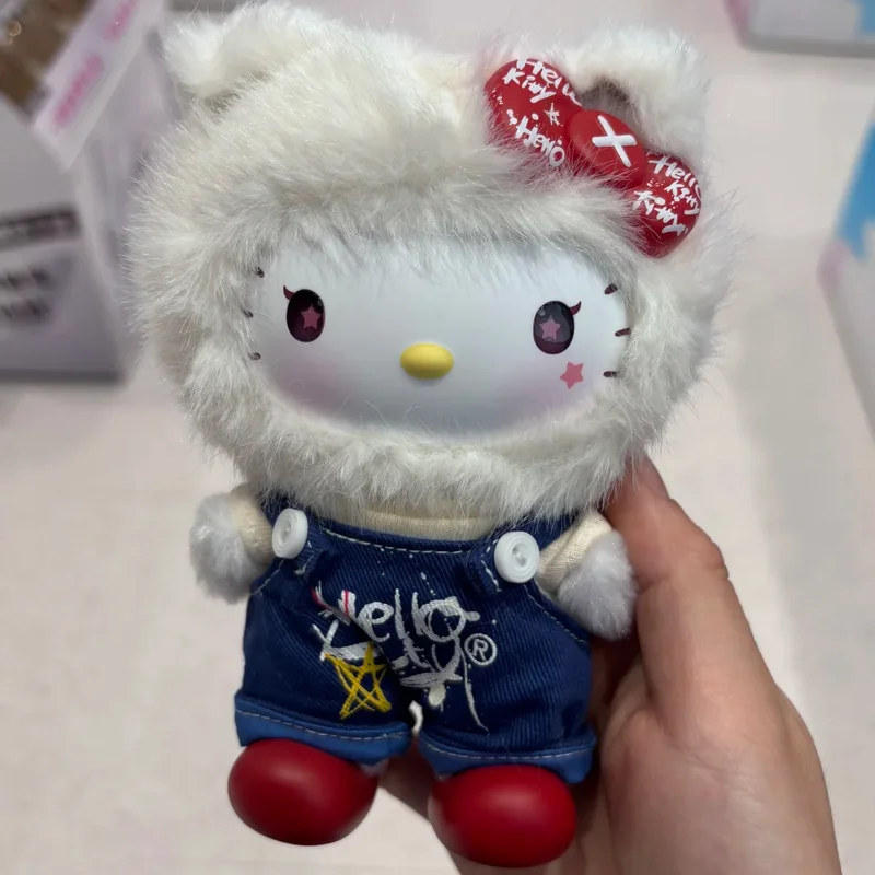 Genuine Sanrio Family Graffiti Hello-Kitty Vinyl Plush Blind Box Figurine Cute Gift Bag Pendant Decoration Holiday Surprise view 3