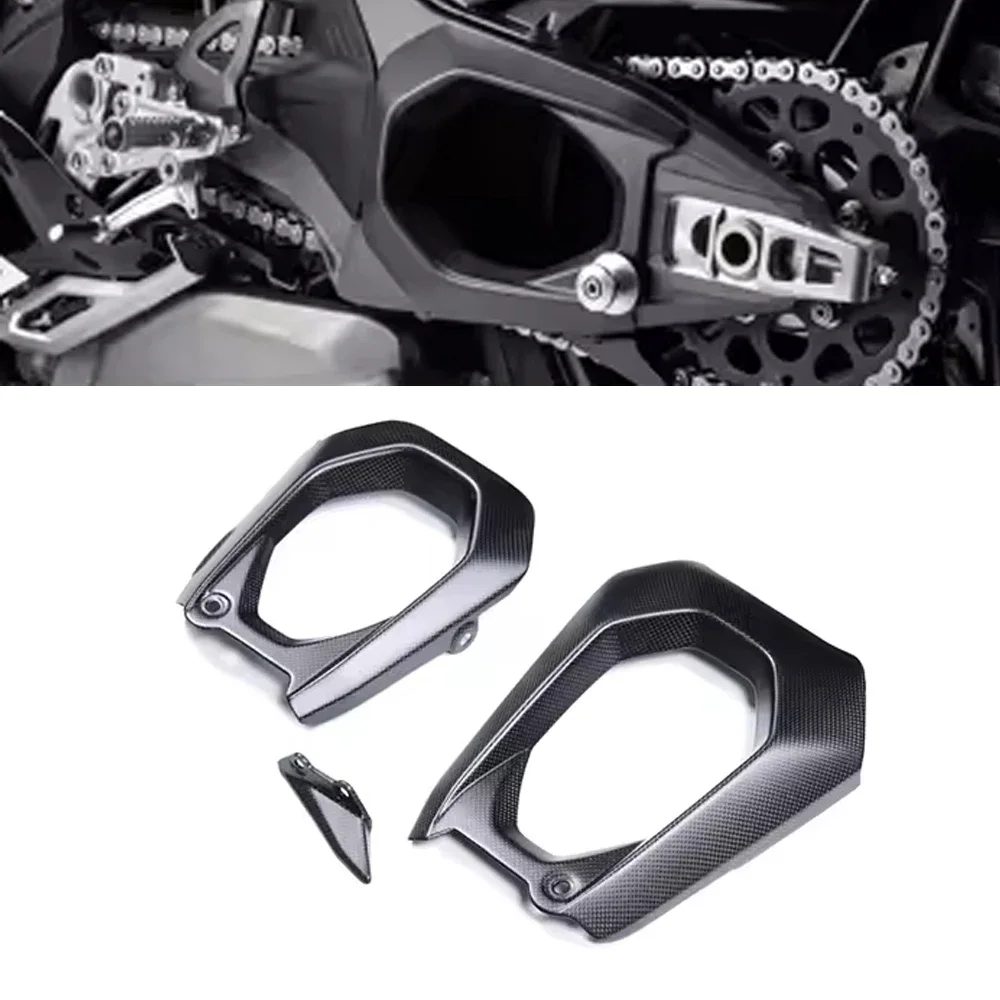 

For Ducati Panigale V4/V4S 2025 100% Carbon Fiber Motorcycle Swingarm Cover Protection Swing Arm Accessories