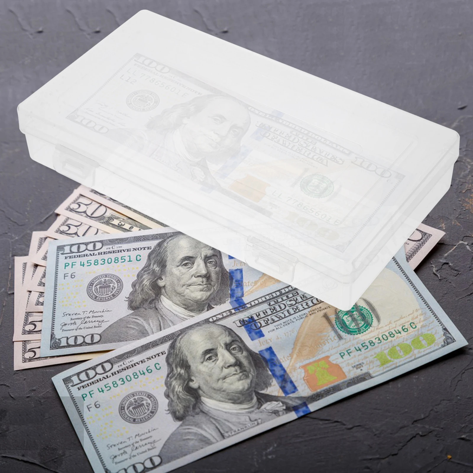 1 set Banknote Collection Bag Transparent Paper Money Holder Large Size Bill Sleeves Cash Coin Protective Pouch Storage