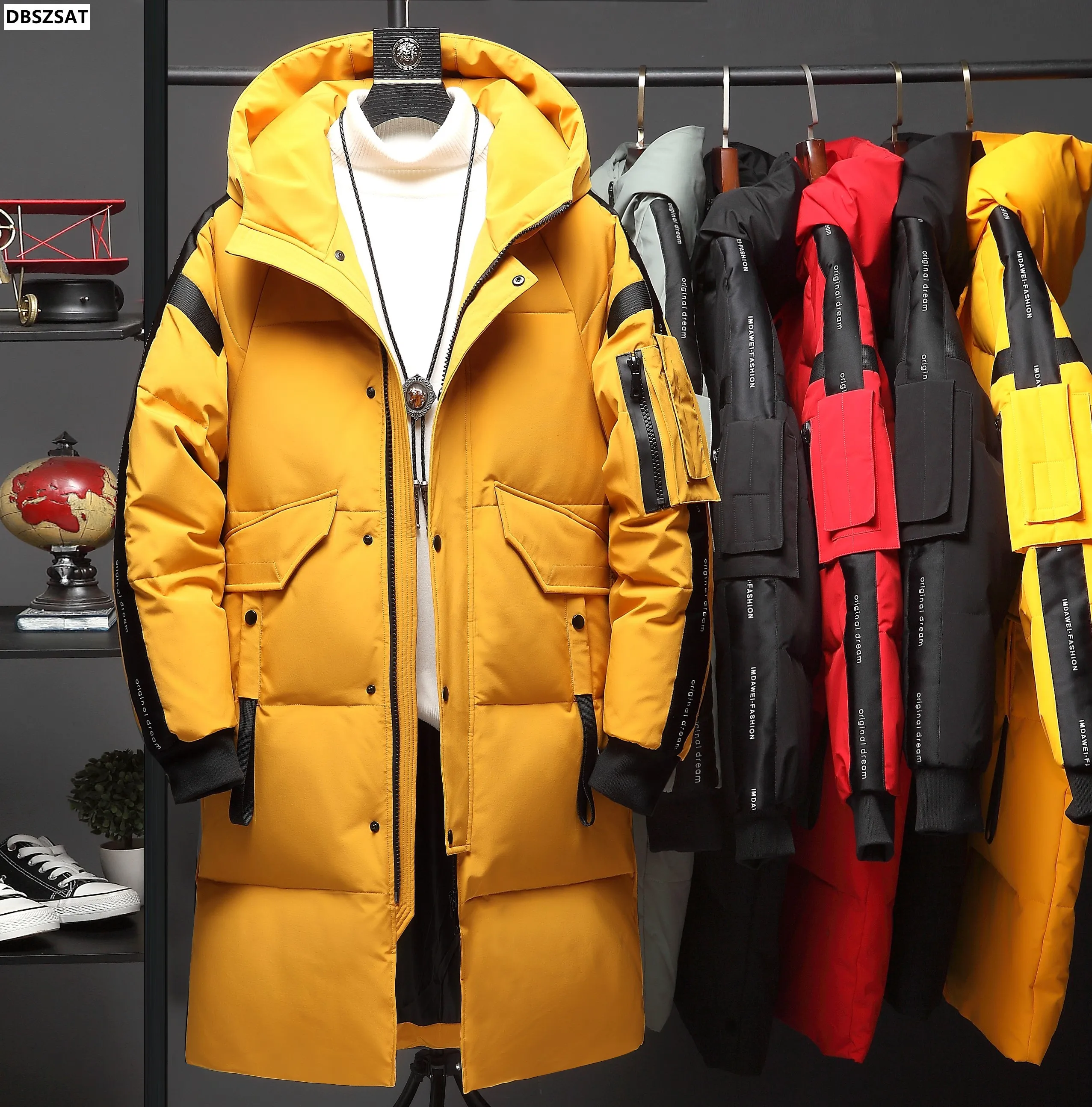 2023 Teens New Winter piumino da uomo elegante piumino maschile spesso caldo abbigliamento uomo abbigliamento da uomo di marca Parka caldo